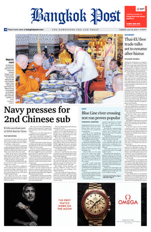 Bangkok Post วันอังคารที่ 30 กรกฎาคม พ.ศ.2562