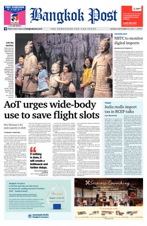 Bangkok Post วันจันทร์ที่ 16 กันยายน พ.ศ.2562