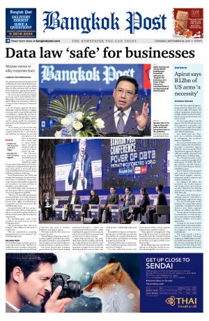 Bangkok Post วันพฤหัสบดีที่ 26 กันยายน พ.ศ.2562