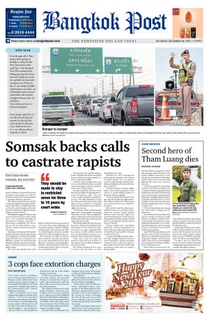 Bangkok Post วันเสาร์ที่ 28 ธันวาคม พ.ศ.2562