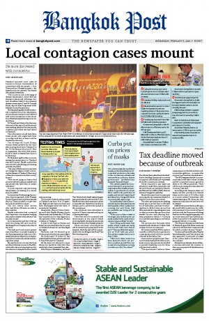 Bangkok Post วันพุธที่ 5 กุมภาพันธ์ พ.ศ.2563