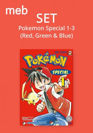 Set Pokemon Special 1-3 (Red, Green & Blue)