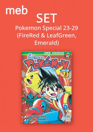 Set Pokemon Special 23-29 (FireRed & LeafGreen, Emerald)