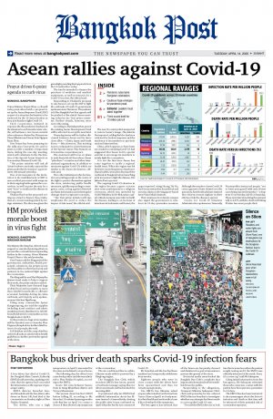 Bangkok Post วันอังคารที่ 14 เมษายน พ.ศ.2563