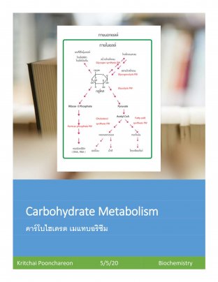 ชีวเคมี : เมแทบอลิซึม  (CARBOHYDRATE METABOLISM) EPUB