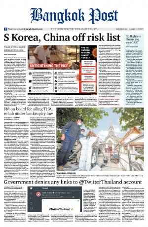 Bangkok Post วันเสาร์ที่ 16 พฤษภาคม พ.ศ.2563
