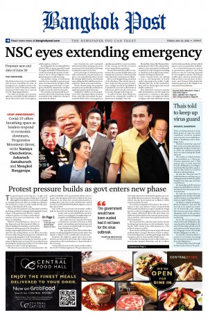 Bangkok Post วันศุกร์ที่ 22 พฤษภาคม พ.ศ.2563