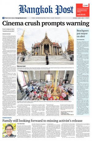 Bangkok Post วันจันทร์ที่ 8 มิถุนายน พ.ศ.2563