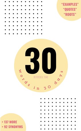 30 Words in 30 Days
