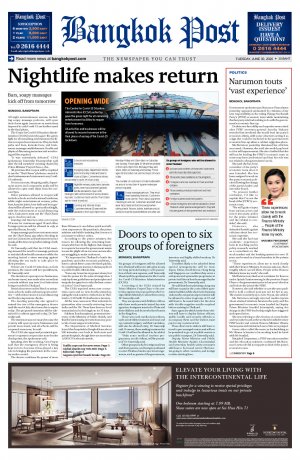 Bangkok Post วันอังคารที่ 30 มิถุนายน พ.ศ.2563