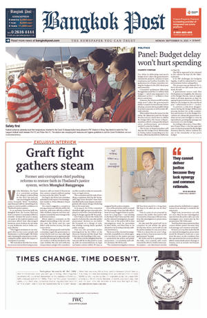 Bangkok Post วันจันทร์ที่ 14 กันยายน พ.ศ.2563