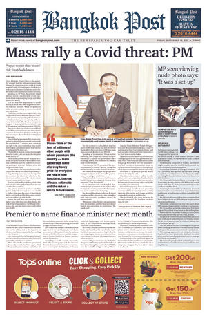 Bangkok Post วันศุกร์ที่ 18 กันยายน พ.ศ.2563