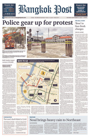 Bangkok Post วันเสาร์ที่ 19 กันยายน พ.ศ.2563