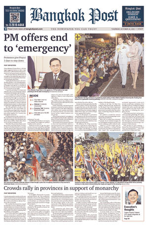 Bangkok Post วันพฤหัสบดีที่ 22 ตุลาคม พ.ศ.2563