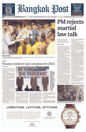 Bangkok Post วันพฤหัสบดีที่ 26 พฤศจิกายน พ.ศ.2563