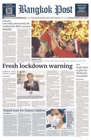 Bangkok Post วันเสาร์ที่ 26 ธันวาคม พ.ศ.2563