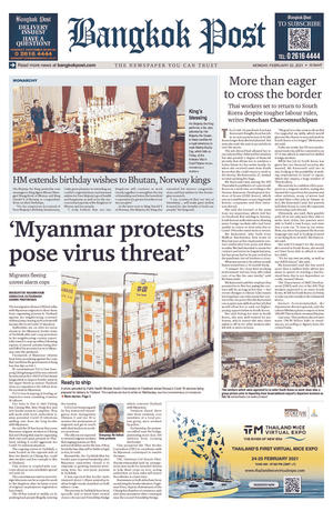 Bangkok Post วันจันทร์ที่ 22 กุมภาพันธ์ พ.ศ.2564