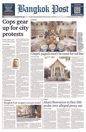 Bangkok Post วันเสาร์ที่ 6 มีนาคม พ.ศ.2564