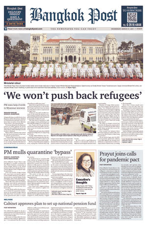 Bangkok Post วันพุธที่ 31 มีนาคม พ.ศ.2564