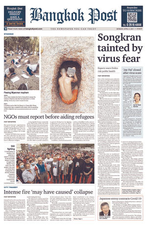 Bangkok Post วันจันทร์ที่ 5 เมษายน พ.ศ.2564