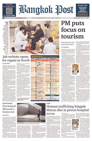 Bangkok Post วันศุกร์ที่ 4 มิถุนายน พ.ศ.2564