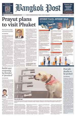 Bangkok Post วันศุกร์ที่ 18 มิถุนายน พ.ศ.2564