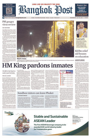 Bangkok Post วันพุธที่ 28 กรกฎาคม พ.ศ.2564