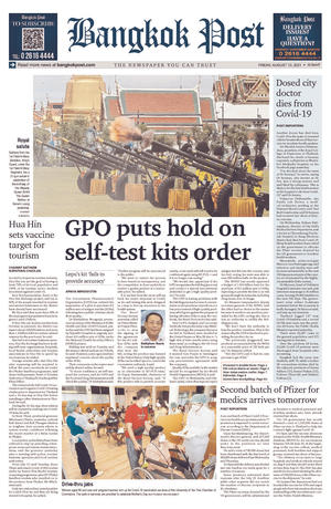 Bangkok Post วันศุกร์ที่ 13 สิงหาคม พ.ศ.2564