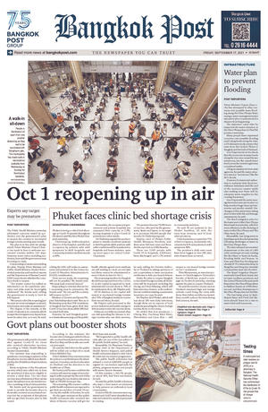 Bangkok Post วันศุกร์ที่ 17 กันยายน พ.ศ.2564