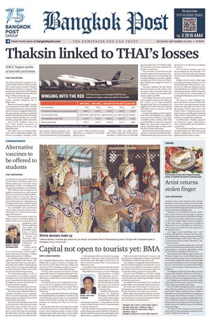 Bangkok Post วันเสาร์ที่ 18 กันยายน พ.ศ.2564