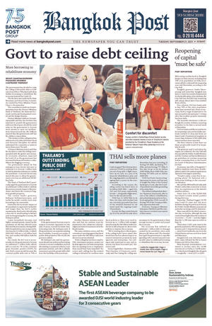 Bangkok Post วันอังคารที่ 21 กันยายน พ.ศ.2564