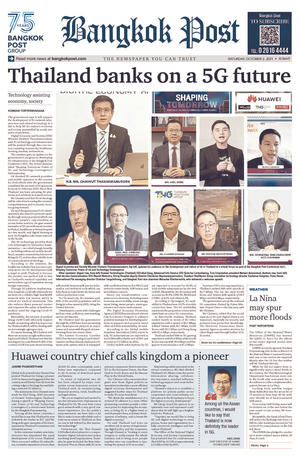 Bangkok Post วันเสาร์ที่ 2 ตุลาคม พ.ศ.2564