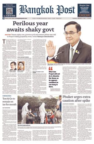 Bangkok Post วันอังคารที่ 4 มกราคม พ.ศ.2565