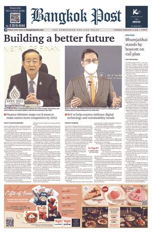 Bangkok Post วันพฤหัสบดีที่ 10 กุมภาพันธ์ พ.ศ.2565
