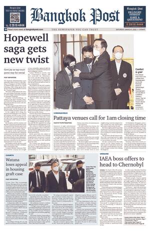 Bangkok Post วันเสาร์ที่ 5 มีนาคม พ.ศ.2565