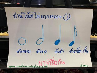 อ่านโน้ตไม่ยากหรอก โดย อ.เมธัส ธรรมลงกรต