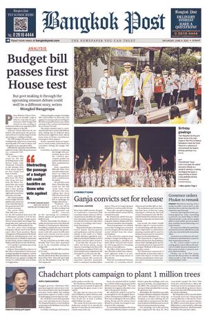 Bangkok Post วันเสาร์ที่ 4 มิถุนายน พ.ศ.2565