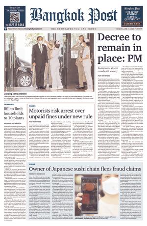 Bangkok Post วันอังคารที่ 21 มิถุนายน พ.ศ.2565