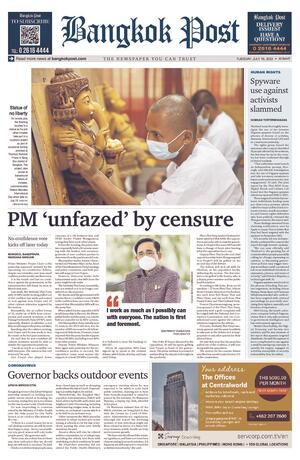 Bangkok Post วันอังคารที่ 19 กรกฎาคม พ.ศ.2565