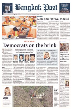 Bangkok Post วันจันทร์ที่ 19 ธันวาคม พ.ศ.2565