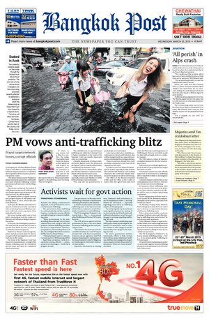 Bangkok Post วันพุธที่ 25 มีนาคม พ.ศ.2558