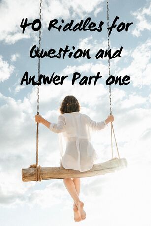 40 Riddles for Question and Answer Part one