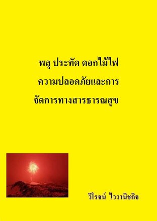 พลุ ประทัด ดอกไม้ไฟ  ความปลอดภัยและการจัดการทางสารธารณสุข