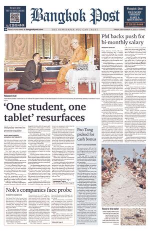 Bangkok Post วันศุกร์ที่ 15 กันยายน พ.ศ.2566