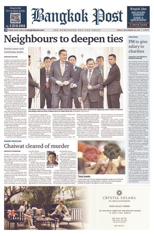 Bangkok Post วันศุกร์ที่ 29 กันยายน พ.ศ.2566