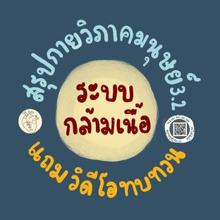 สรุปกายวิภาคศาสตร์มนุษย์เล่ม 3.2 พร้อมวิดีโอทบทวน