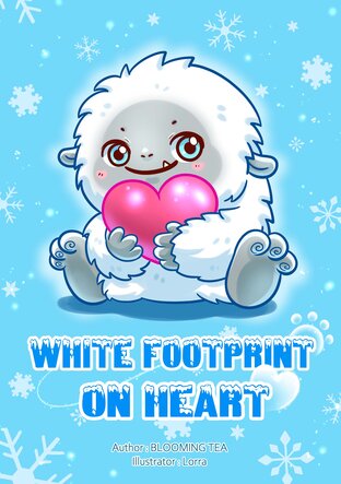 White Footprint on Heart