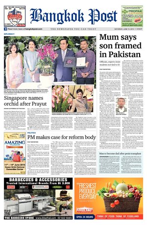 Bangkok Post วันเสาร์ที่ 13 มิถุนายน พ.ศ.2558