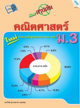 NEW สรุปเข้มคณิตศาสตร์ ม.3