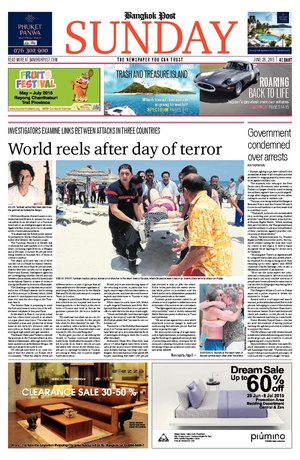 Bangkok Post วันอาทิตย์ที่ 28 มิถุนายน พ.ศ.2558